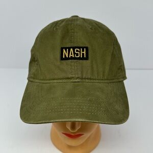 The Nash Collection by REVV Hat Cap Strap Back Green Nashville Adjustable L0
